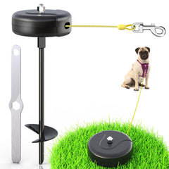 Pestairs attache rétractable 30 pieds, liberté sûre dans le jardin.