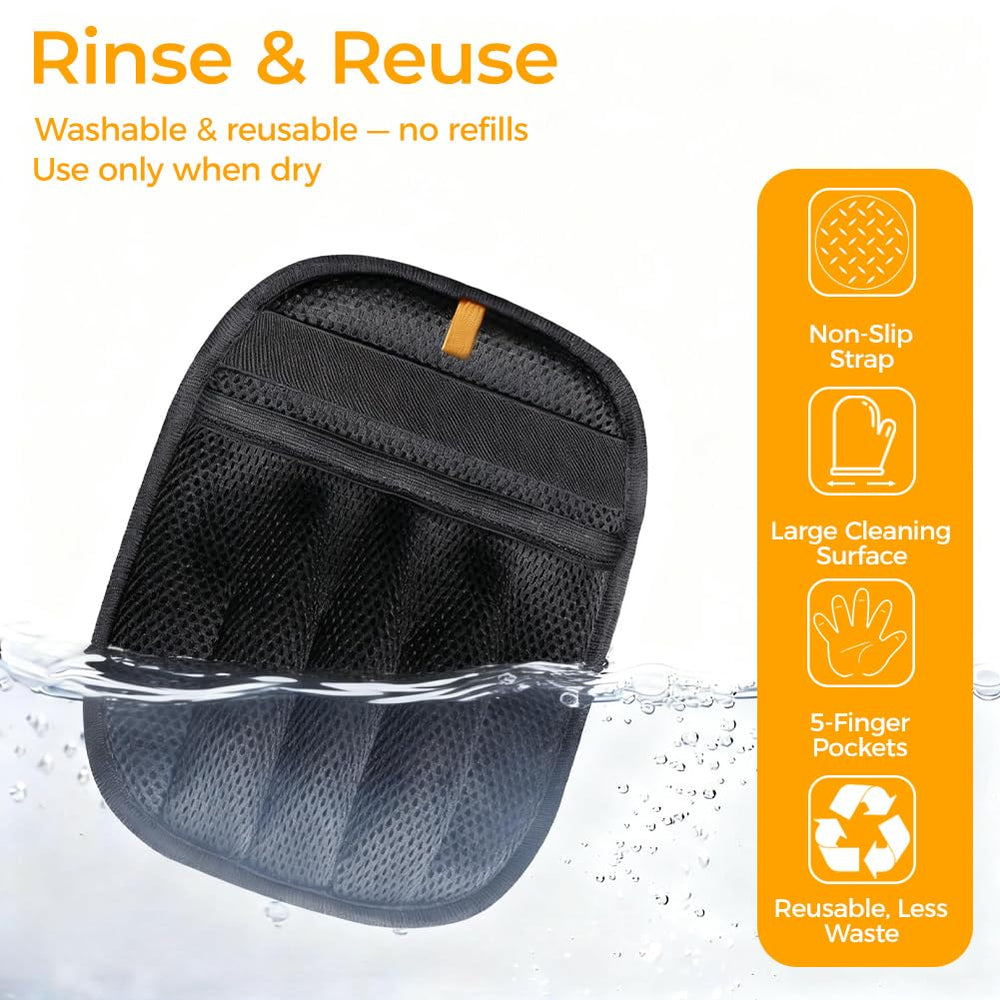 Gants Peston pour brassage des poils délicats sur tissus.