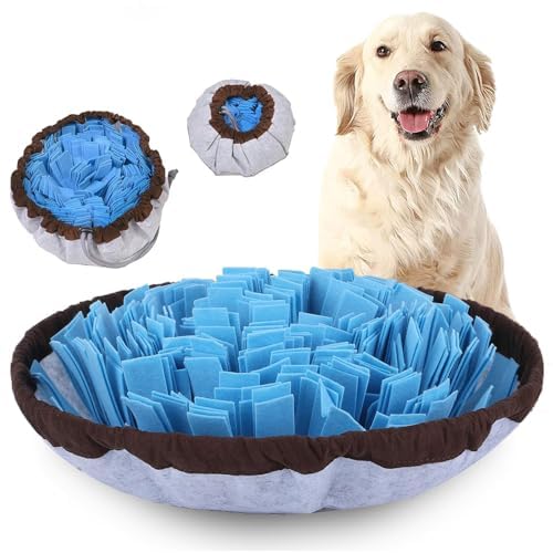 PET ARENA Tapis Snuffle pour intérieur stimule l’odorat et l’attention du chien.
