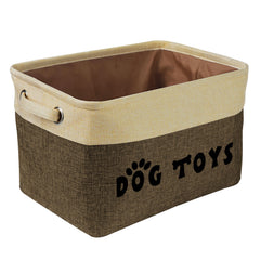 PET ARTIST Panier jouets chien, grande capacité pour tout ranger.