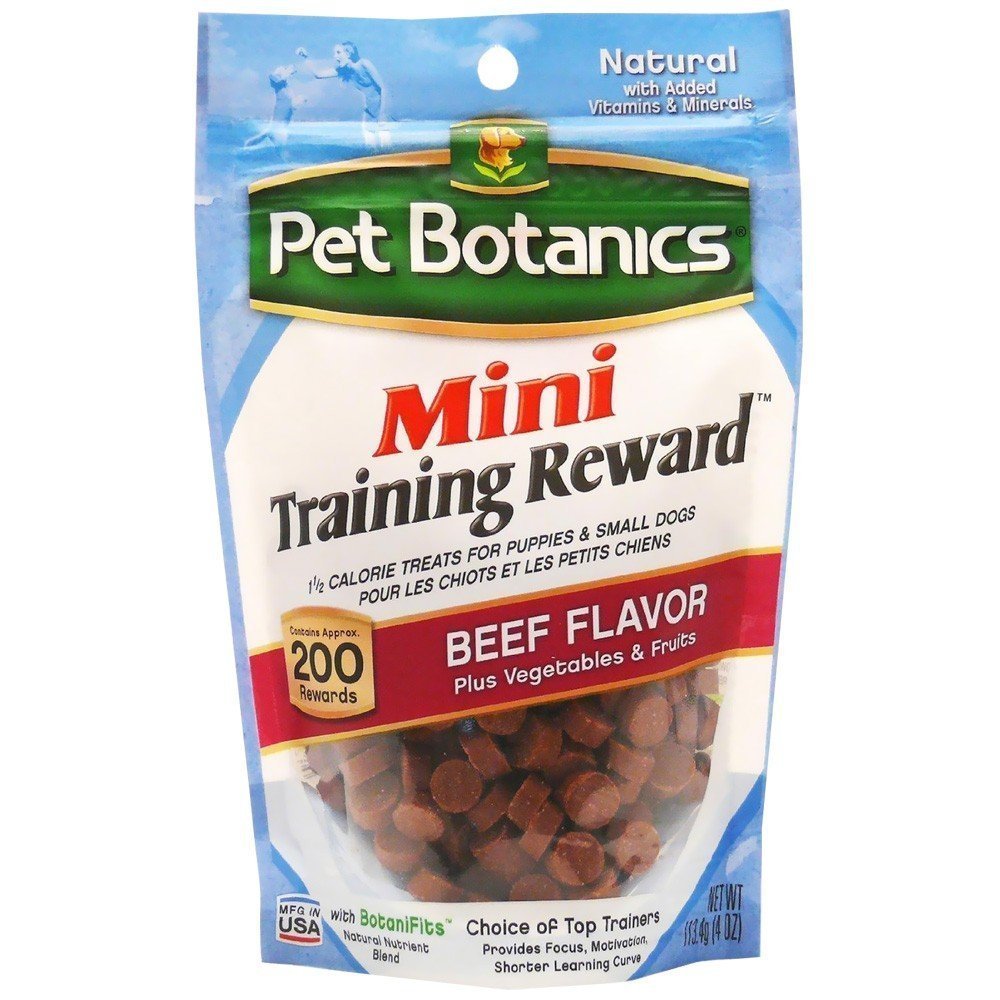 Format poche Pet Botanics: faciles à emporter lors des séances en déplacement.