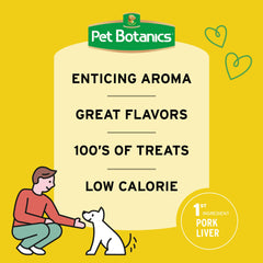 Odeur bacon Pet Botanics stimule l’intérêt du chien pendant l’entraînement.