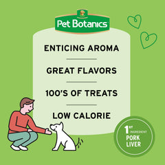 Sachet Pet Botanics de 4 oz, environ 200 bouchées pour l'entraînement