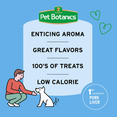 Pet Botanics utilisation quotidienne pour entrainement et stimulation.