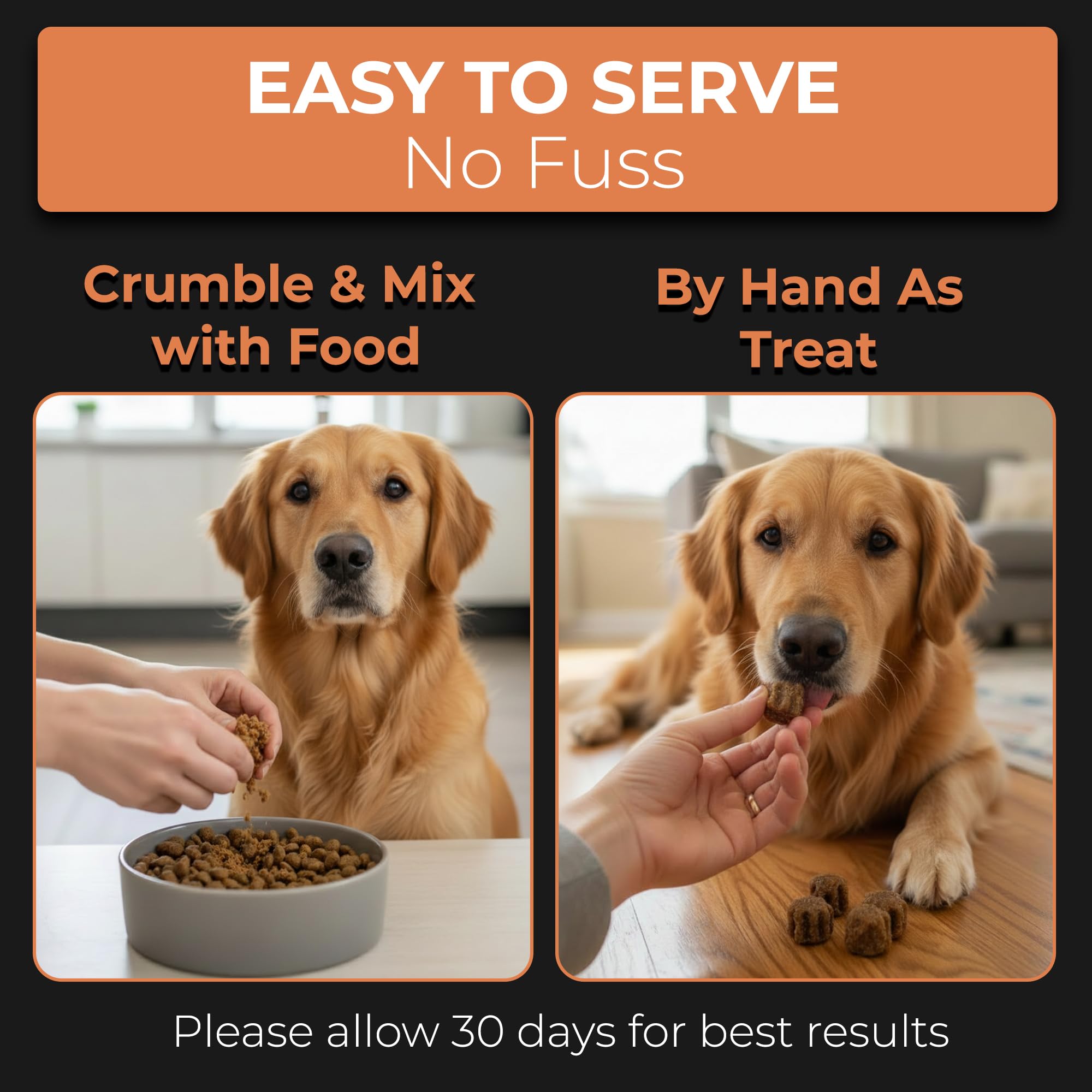 Pet Chef Nutrition: pot de 140 bouchées, solution durable pour chiens.