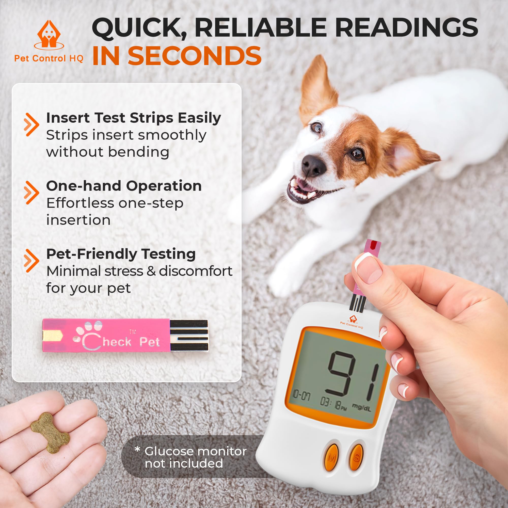 Équipement: double puce calibrée pour chiens et chats.