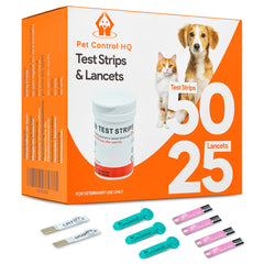 Pet Control HQ bandelettes glucose: lecture rapide et fiable à domicile.