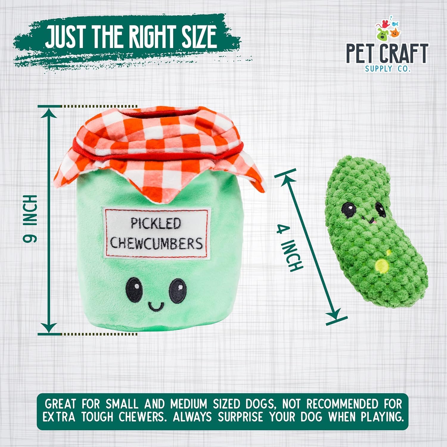 Ensemble Pet Craft Supply – jouets interactifs pour chien de taille moyenne, jeu en intérieur.
