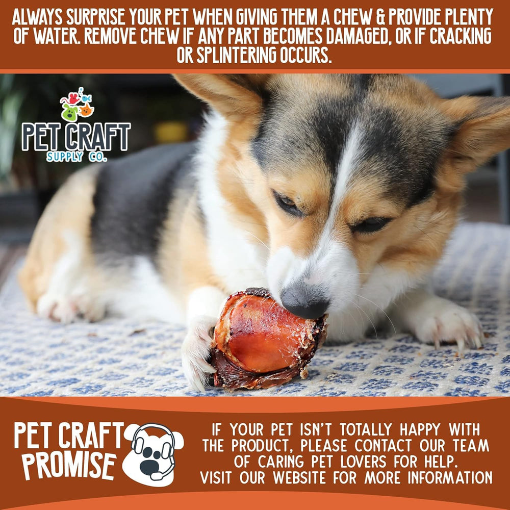 Pet Craft Supply genoux de buffle favorisent dents saines.