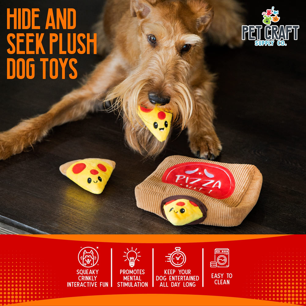 Jouet interactif Pet Craft Supply, cache-cache, parfait pour chiens curieux.