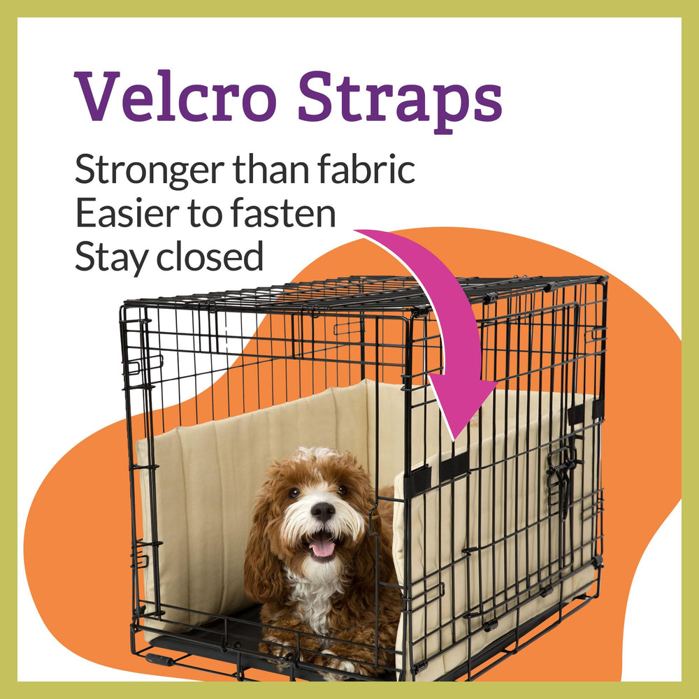 Pet Dreams Crate Bumper – protection des barres intérieures et des zones sensibles.