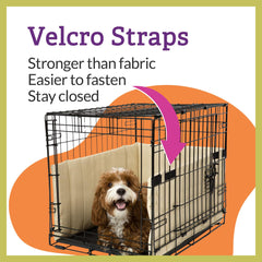 Pet Dreams Crate Bumper – protection des barres intérieures et des zones sensibles.