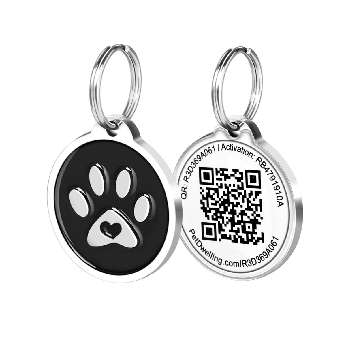Pet Dwelling plaque QR code chien : identification rapide et sûre.