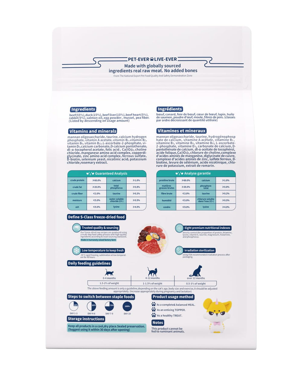 PureFeast format 14 onces pratique pour portions quotidiennes.