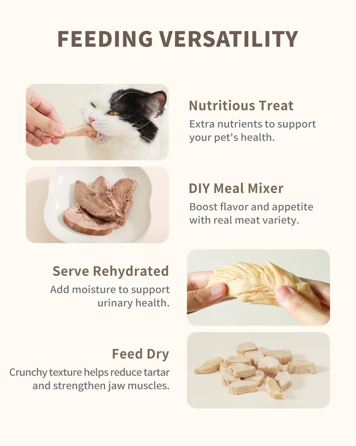 Ingrédients uniques PET-EVER PureFeast, simplicité nutritionnelle