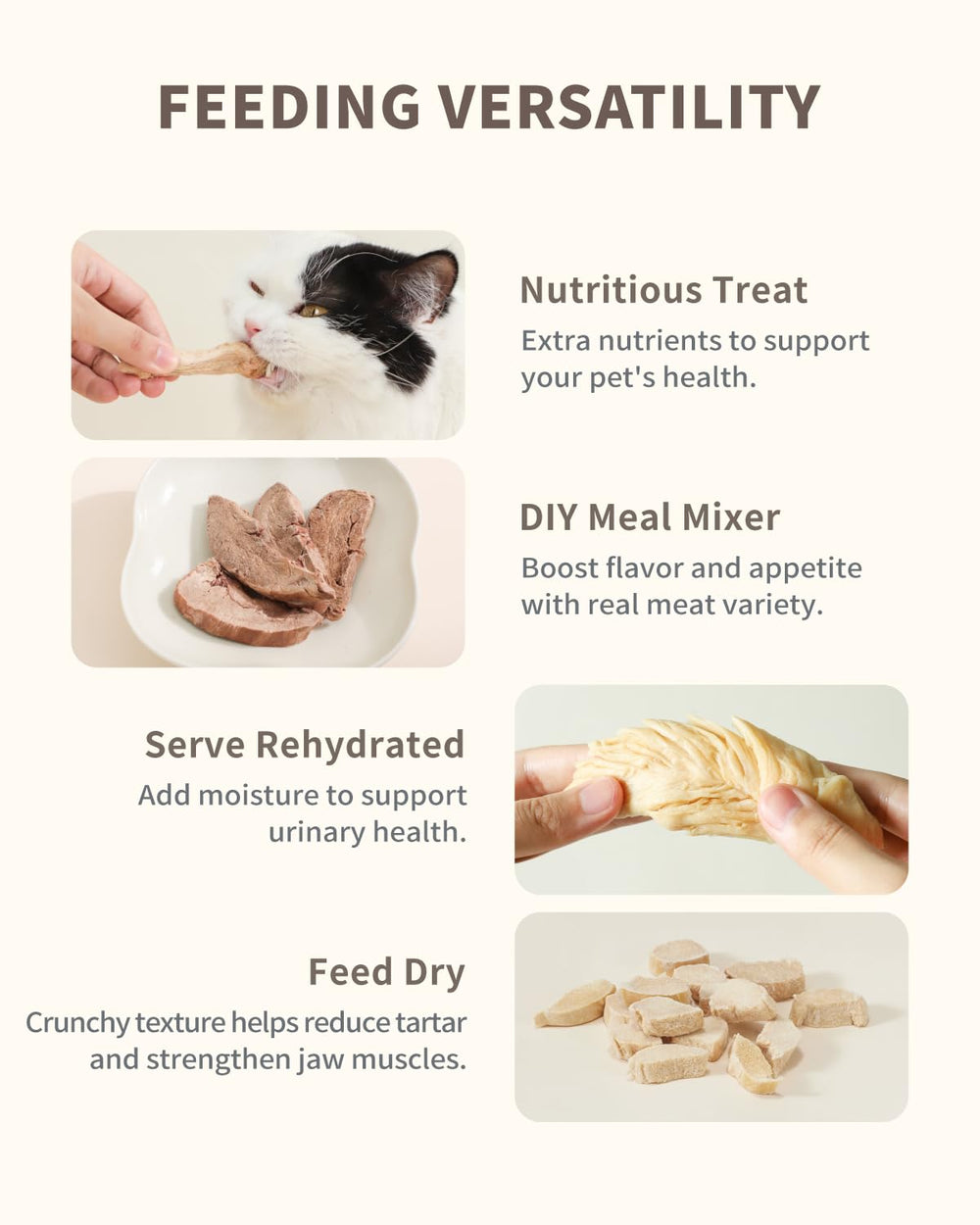 Ingrédients uniques PET-EVER PureFeast, simplicité nutritionnelle