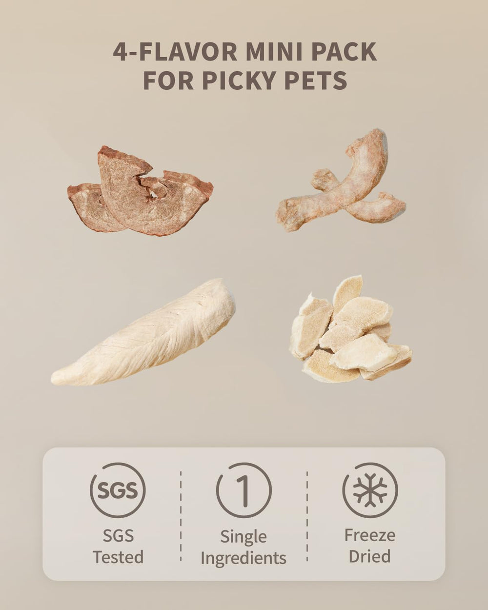 PET-EVER PureFeast cou et poitrine de poulet, encas pratique sans additifs