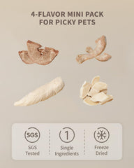 PET-EVER PureFeast cou et poitrine de poulet, encas pratique sans additifs