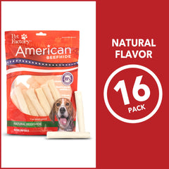 Pet Factory American Beefhide – texture digeste et résistante pour chiens actifs