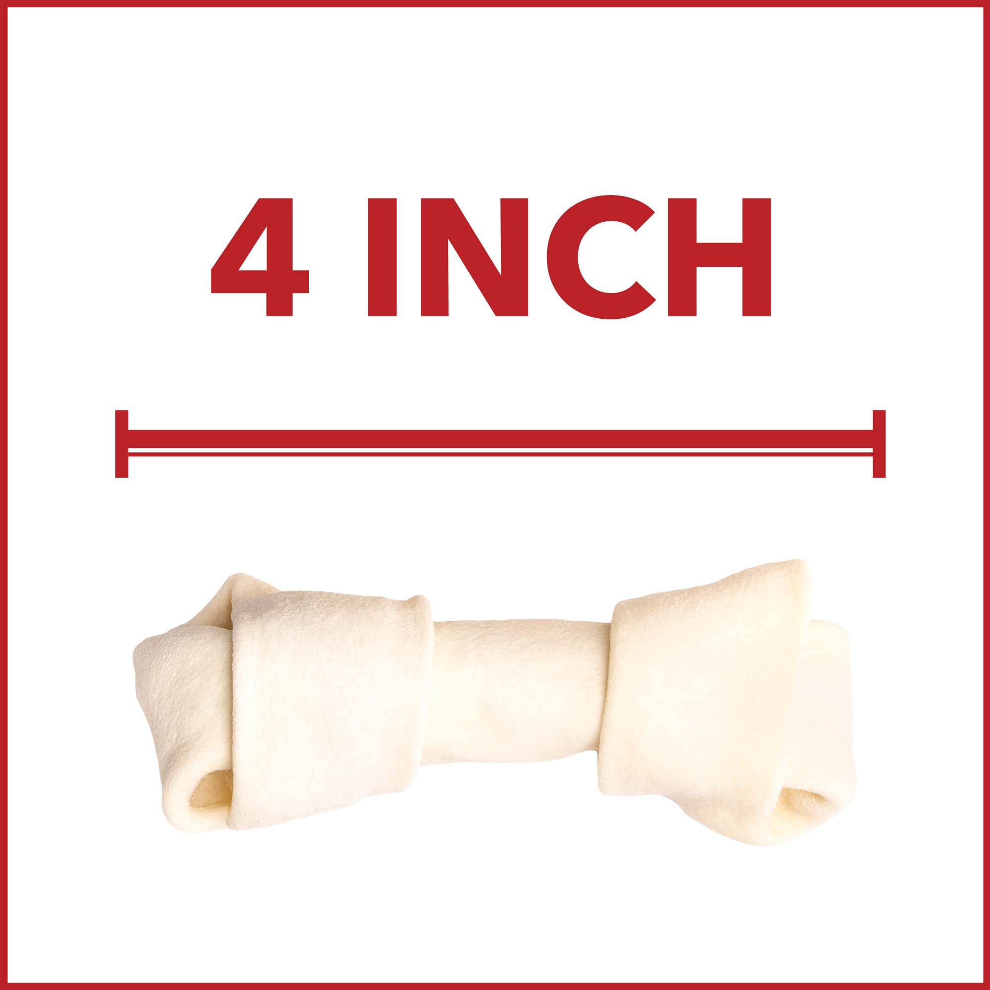 Pet Factory boeuf américain noeud 4-5 pouces: taille adaptée pour petits chiens