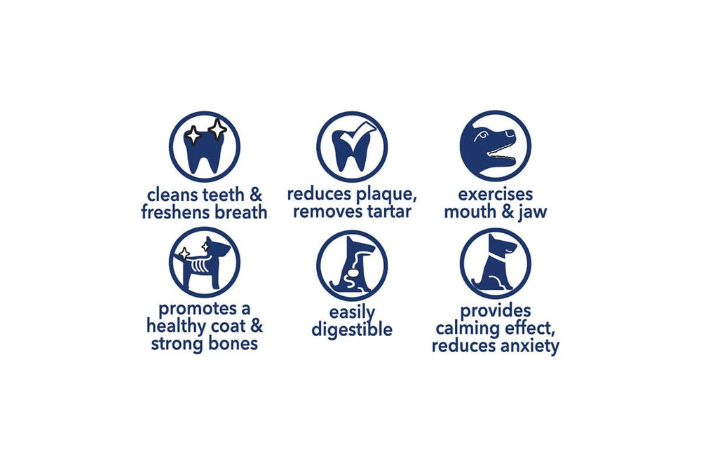 CareChewz Pet Factory : collagene boeuf, dentition saine lors de la mastication.