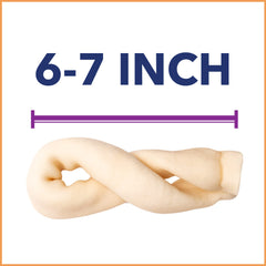 CareChewz Collagene Twist, bouchée 6-7 pouces, support potentiel hygiène dentaire