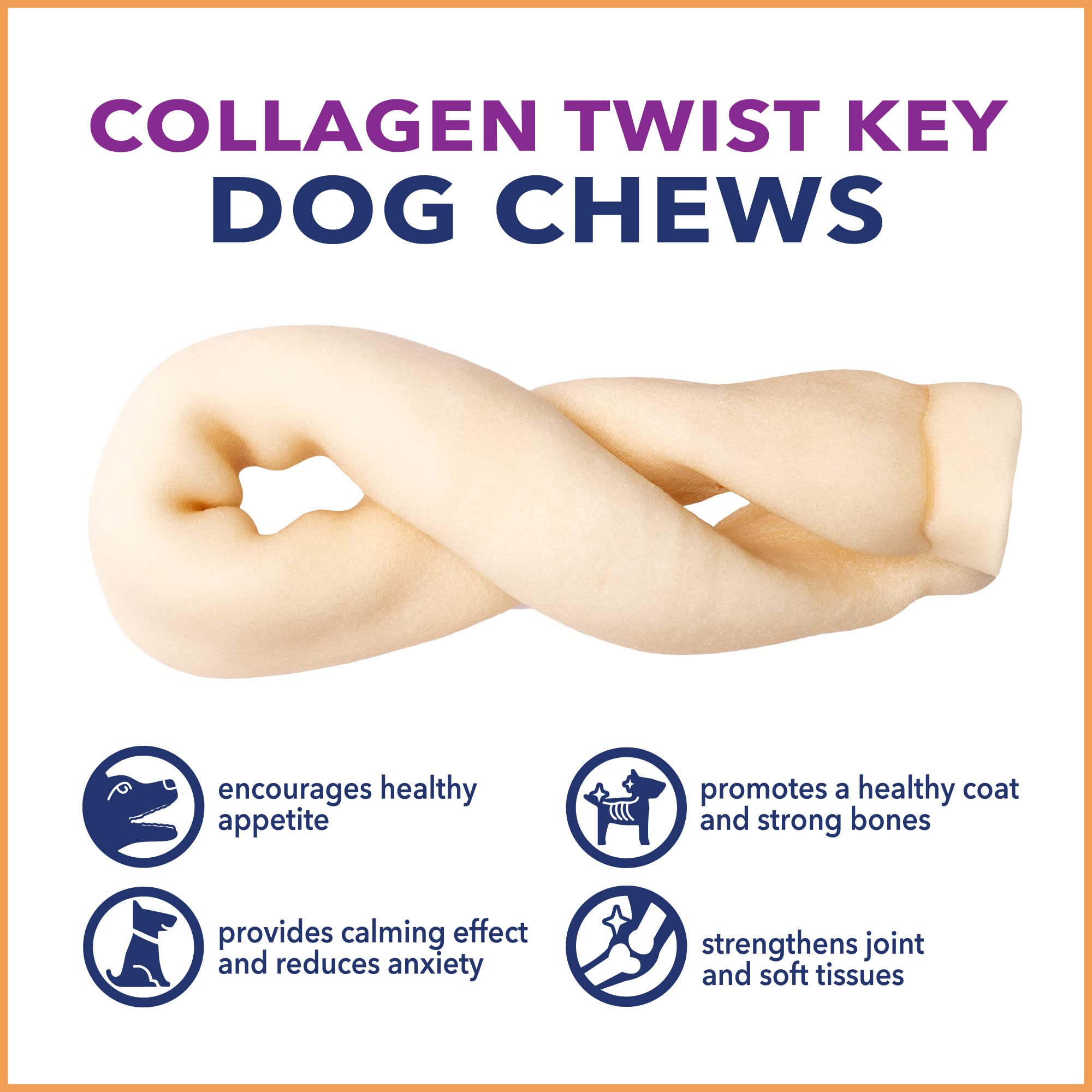 Format 6-7 pouces, CareChewz longue et digeste pour chiens moyens