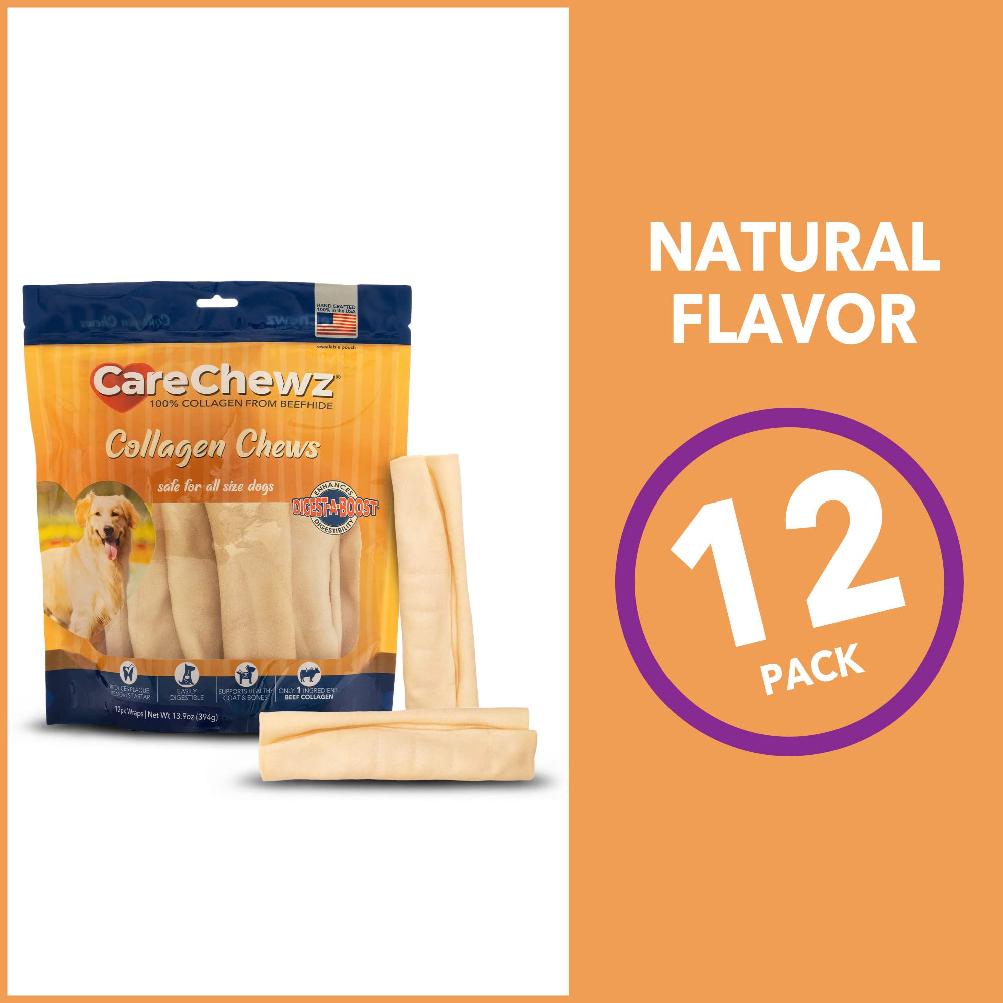 CareChewz Pet Factory, mordillement durable pour chien de taille moyenne