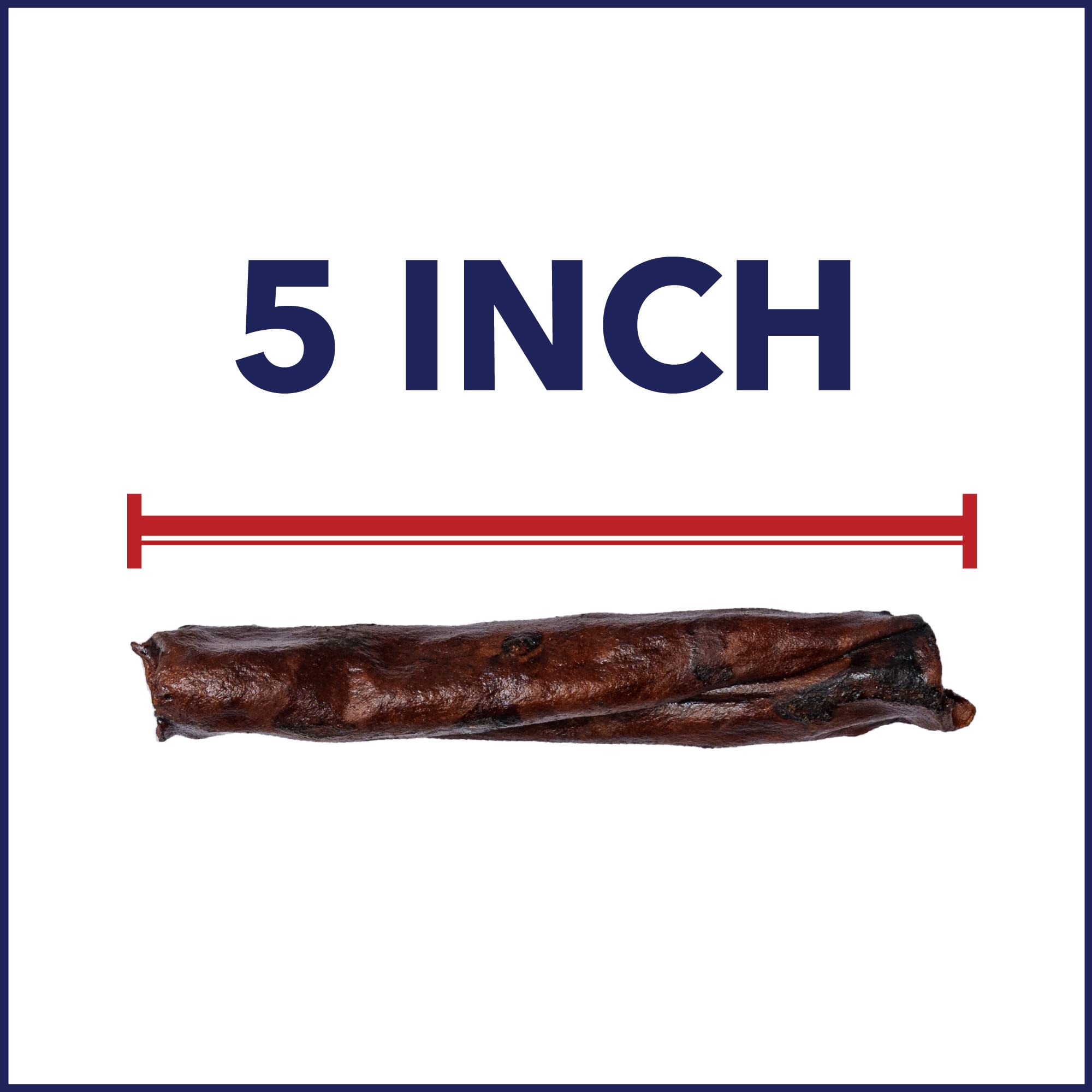 Rouleau chip bœuf dentaire Pet Factory 5 pouces, soutien potentiel à l’entretien buccal.