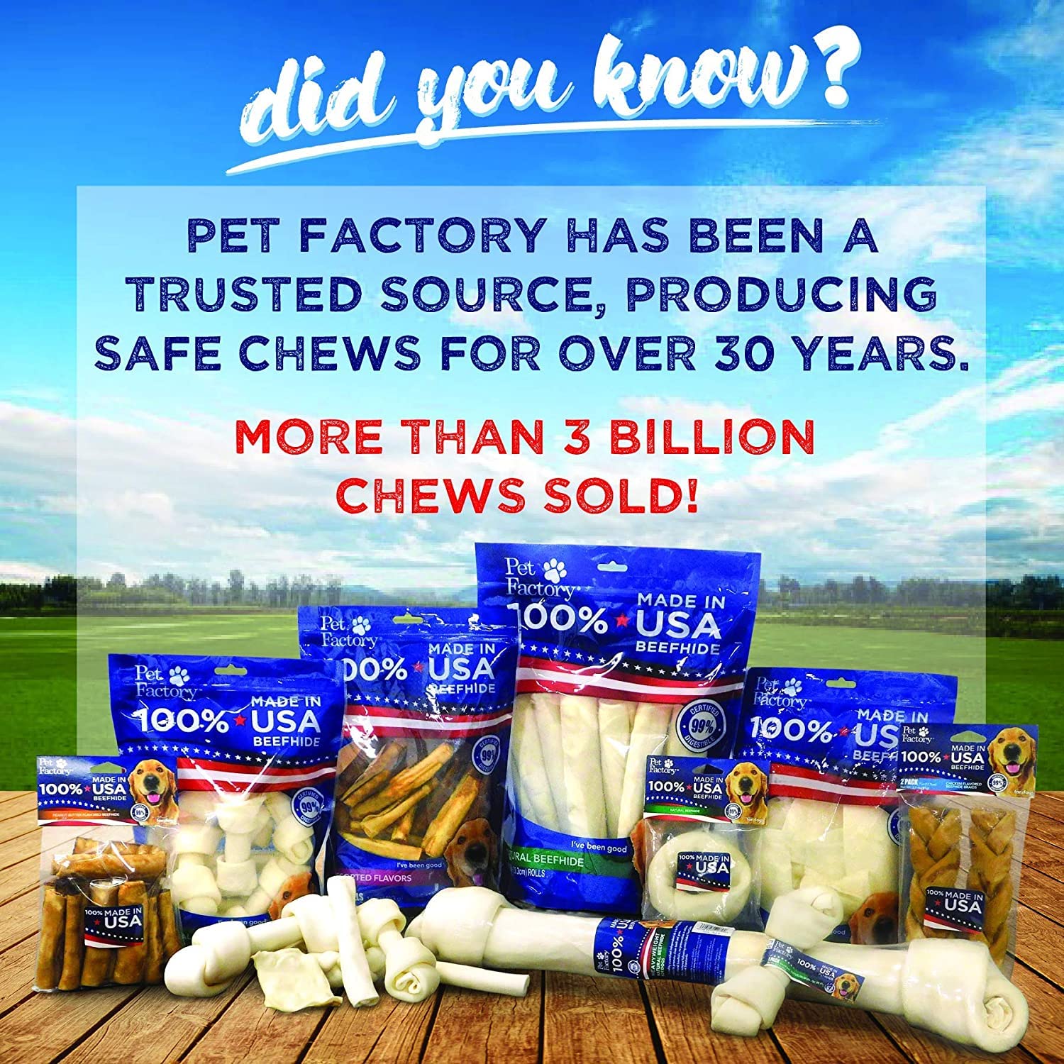 Pet Factory production USA securite, fabrication locale