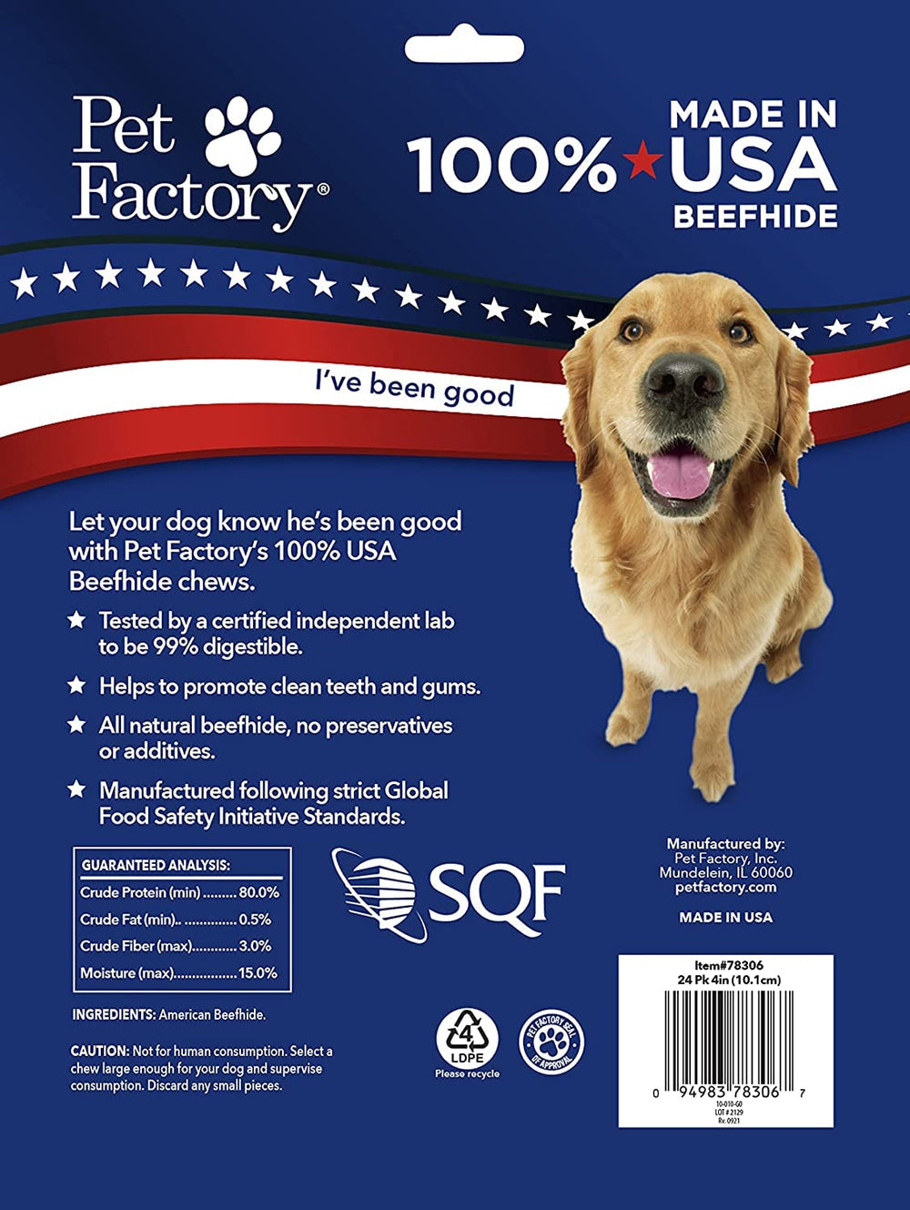 Pet Factory texture-peau-boeuf-dense, surface naturelle et robuste.