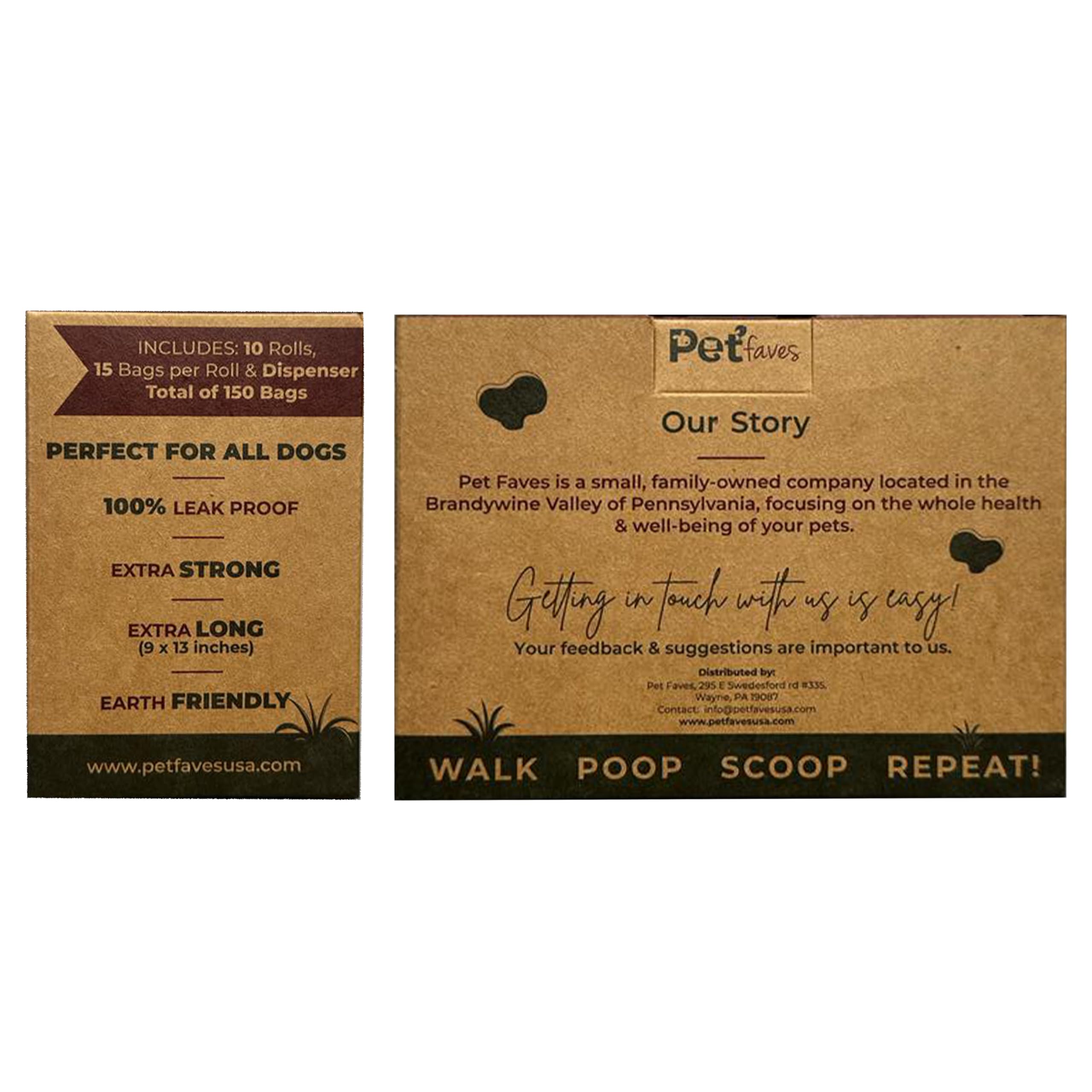 Pack Pet Faves 150 sacs pour chiens et chats de toutes tailles.