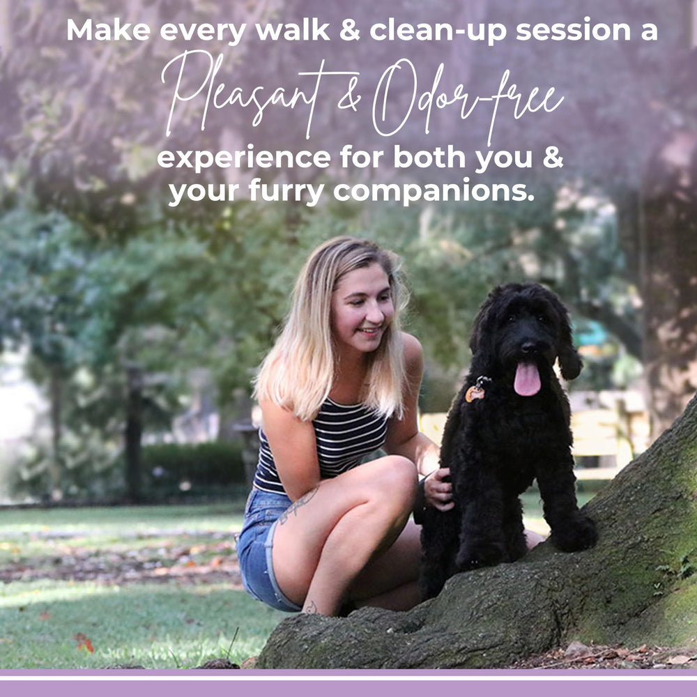 Sacs Pet Faves lavande senteur pour une expérience de nettoyage plus agréable.