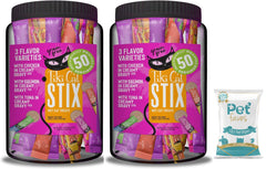 Pet Faves Tiki Cat Stix Mousse dans un grand pot, pratique et généreux.