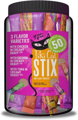 Texture crémeuse des Stix Mousse Pet Faves pour chat.