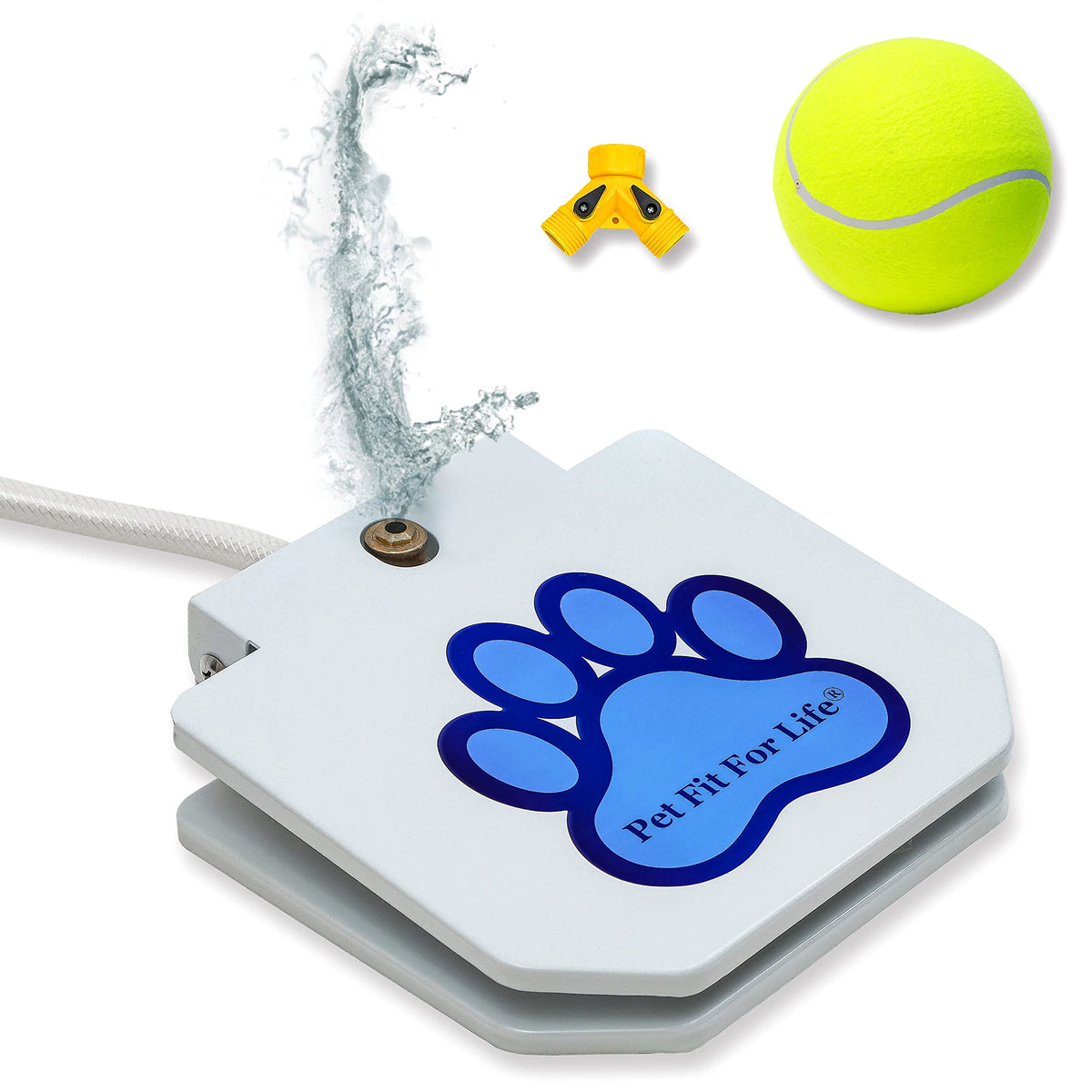 Pet Fit For Life fontaine-eau-pedale-chien : hydratation facile à chaque patte.
