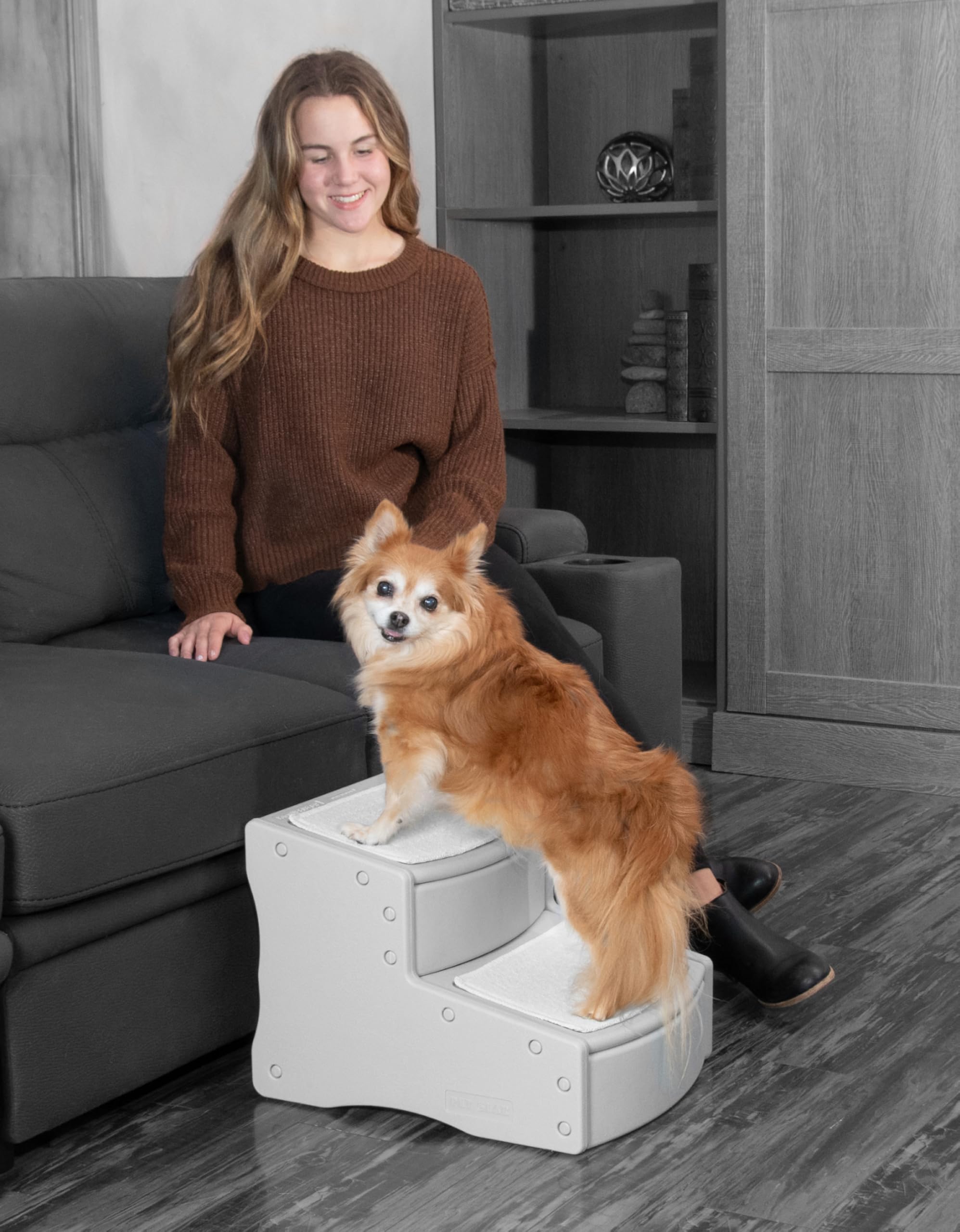 Pet Gear Easy Step II: escalier 2 étages, assemblage rapide sans outils et stabilité fiable.
