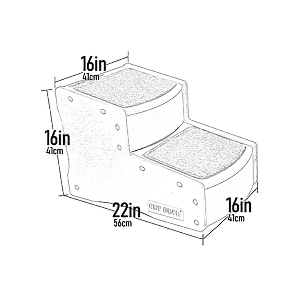 Pet Gear Easy Step II, tapis amovible et lavable, assure une base propre et sûre.