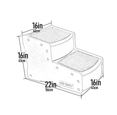 Pet Gear Easy Step II, tapis amovible et lavable, assure une base propre et sûre.