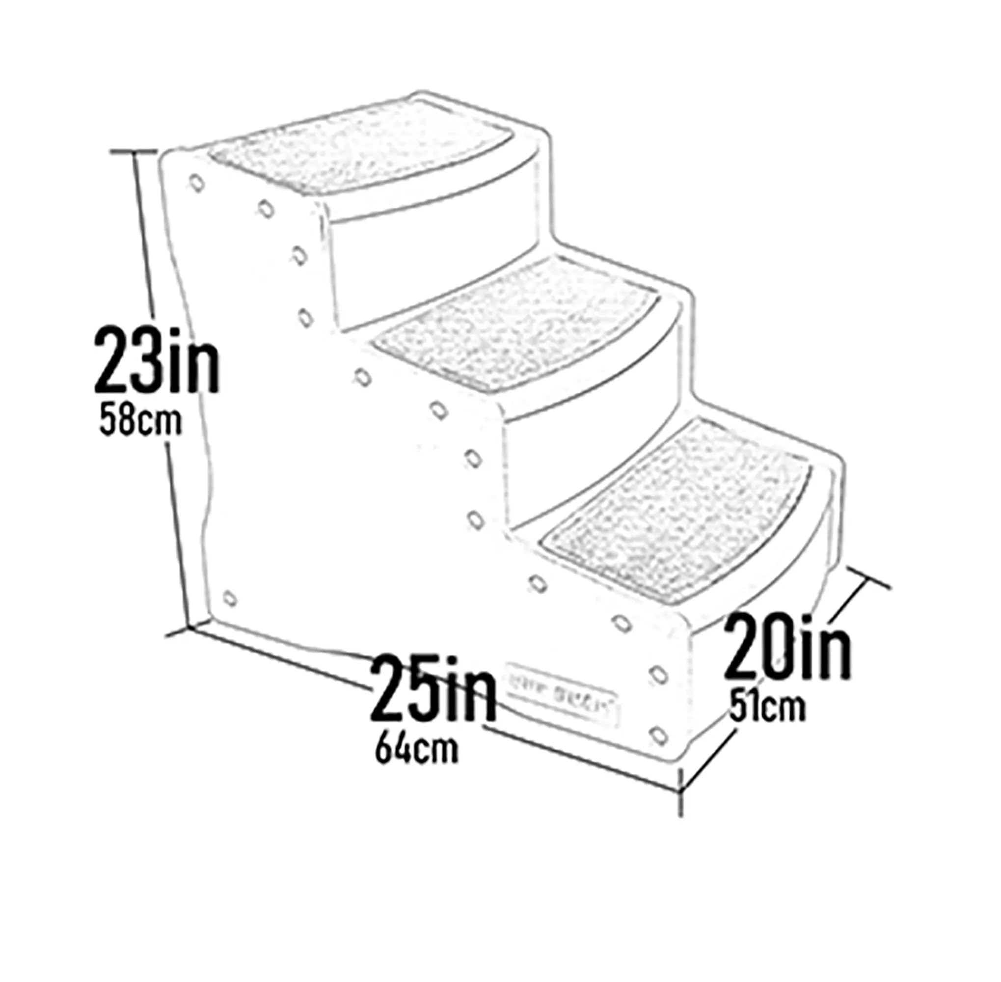 PET GEAR Easy Step III – tapis amovible et lavable sur les marches