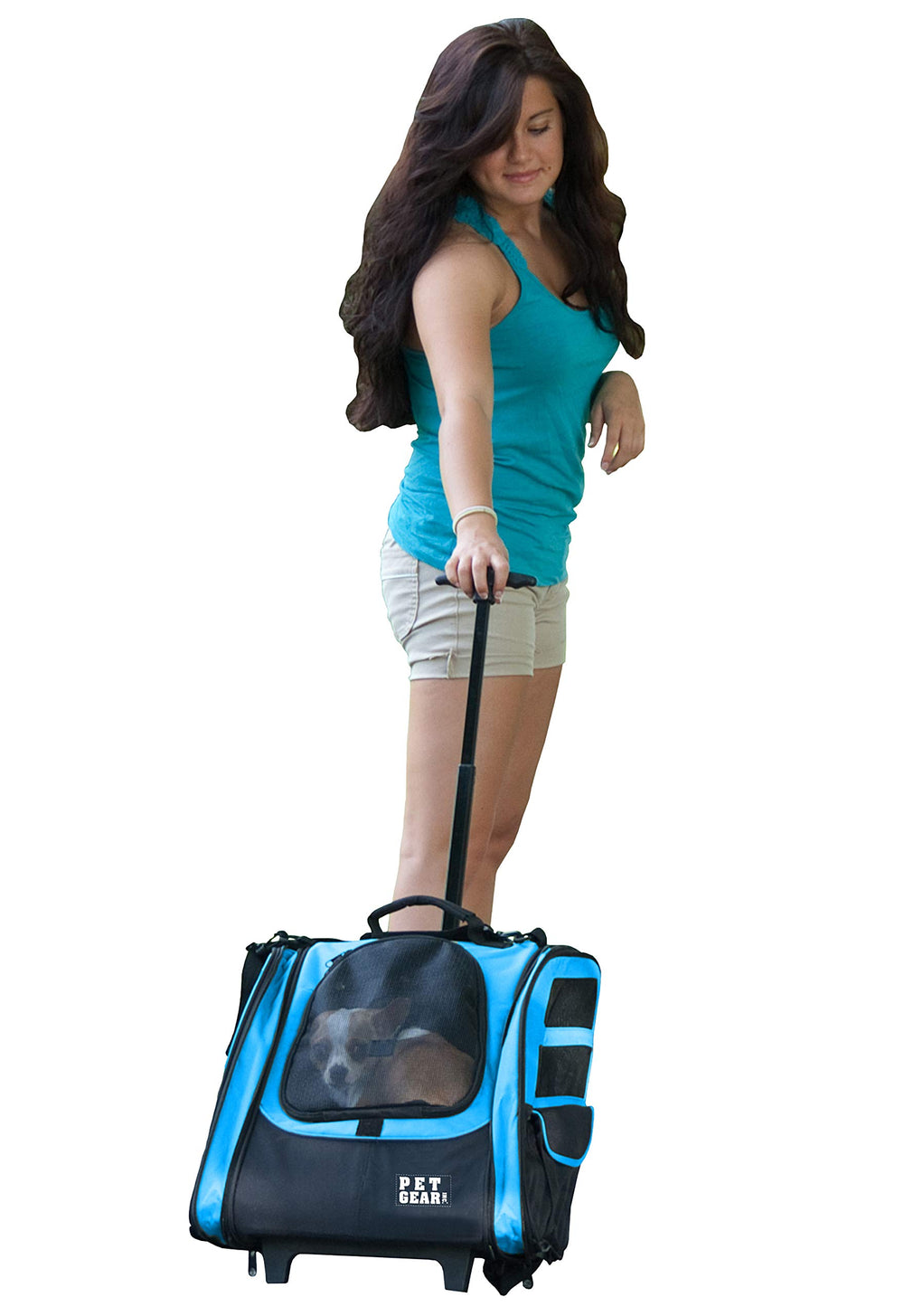 PET GEAR INC i-go2 voyageur: valise à roulettes pratique pour animaux en déplacement.