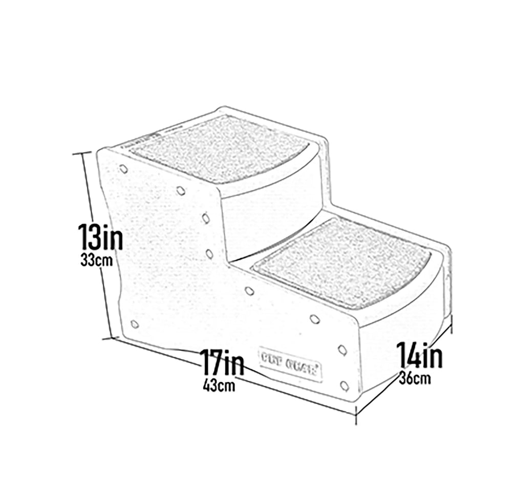 PET GEAR INC Easy Step II: base antidérapante garantissant la stabilité.