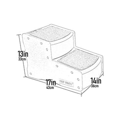 PET GEAR INC Easy Step II: base antidérapante garantissant la stabilité.