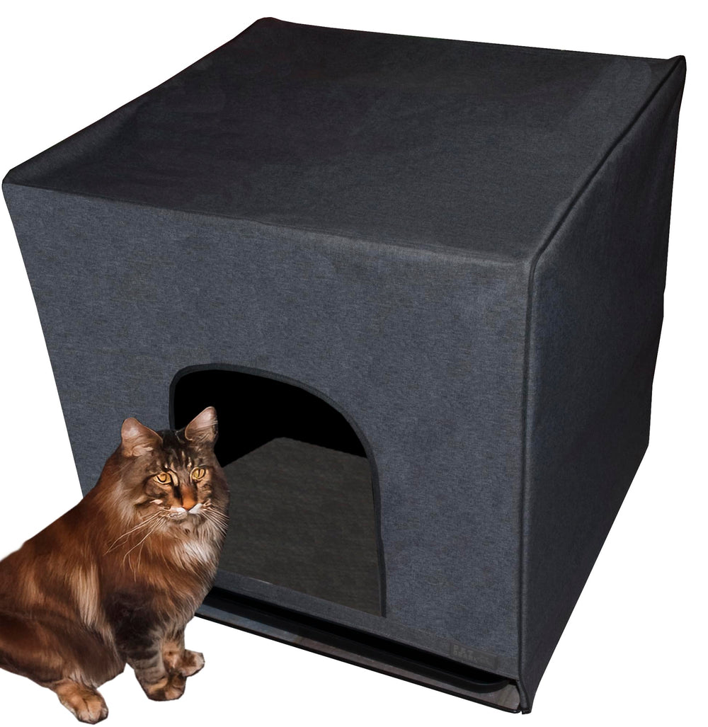 Pet Gear Pro Pawty pour Chats avec plateau intégré, protège les sols et facilite le nettoyage.