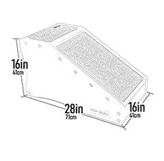 Pet Gear Stramp, détail des marches, traction sécurisée grâce au tapis supertraX.
