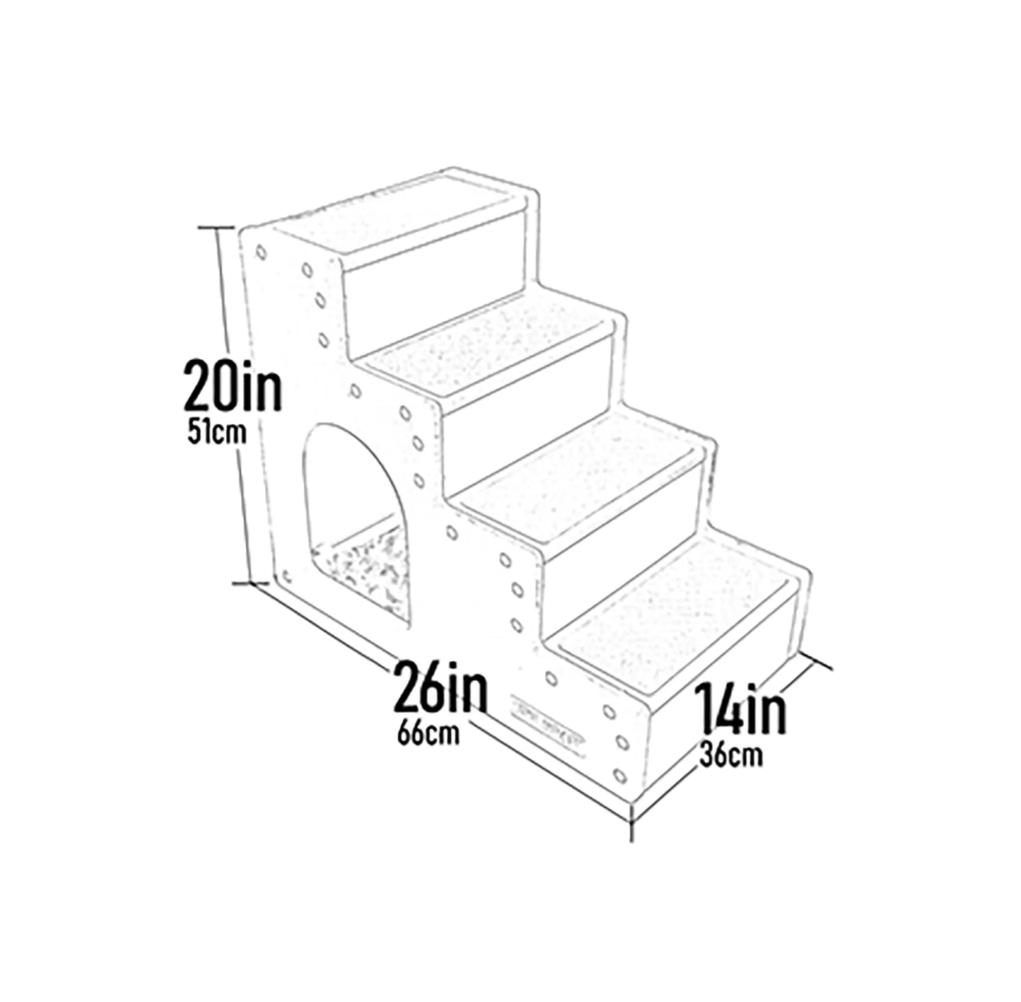 PET GEAR PET STEP IV montage sans outils et rapide