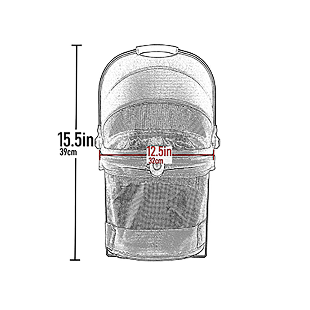 Pet Gear Vue 360 Ultra Léger, accès par bouton-poussoir, entrée sans effort.