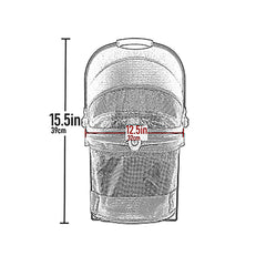 Pet Gear Vue 360 Ultra Léger, accès par bouton-poussoir, entrée sans effort.