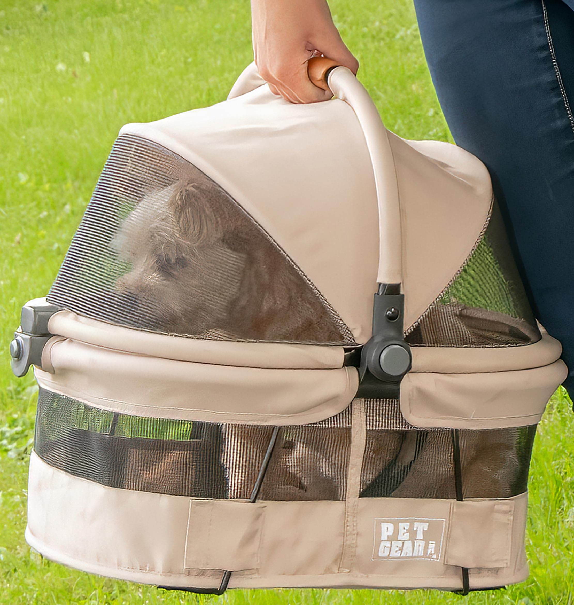 Pet Gear Vue 360 Ultra Léger, vue à 360°, confort du voyage pour petits chiens et chats.