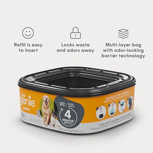 Installation facile des recharge Pet Genie dans le seau